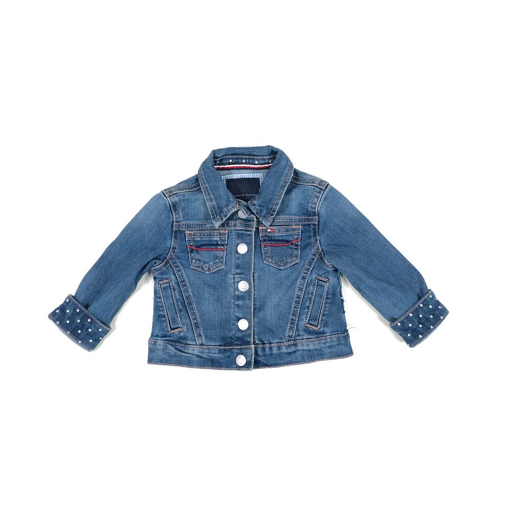 TOMMY HILFIGER DENIM GIRLS JACKET SIZE 12M